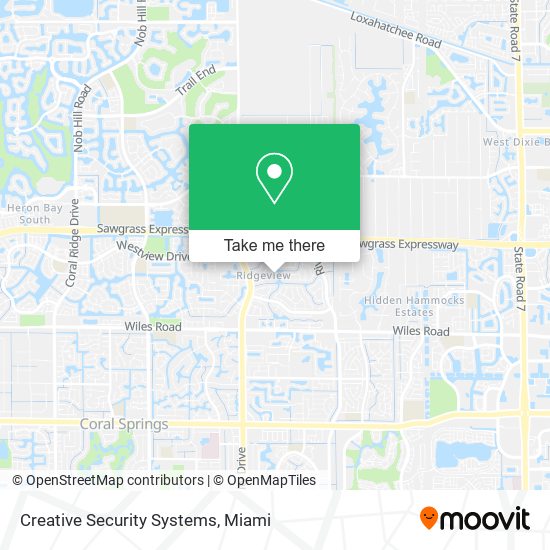 Creative Security Systems map