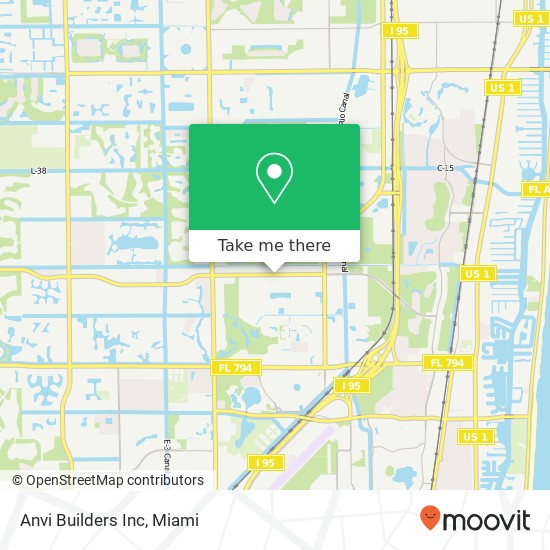 Anvi Builders Inc map