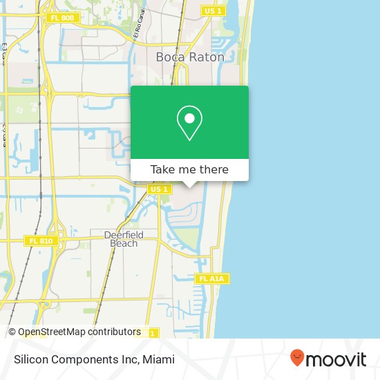 Silicon Components Inc map