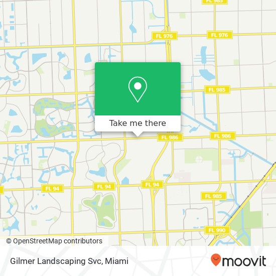 Gilmer Landscaping Svc map