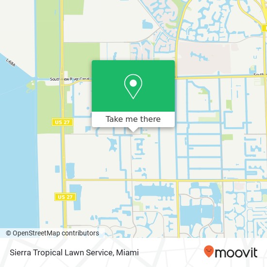 Sierra Tropical Lawn Service map