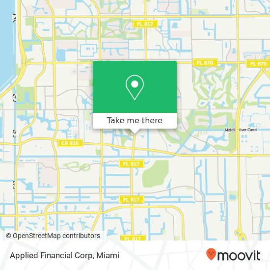 Applied Financial Corp map