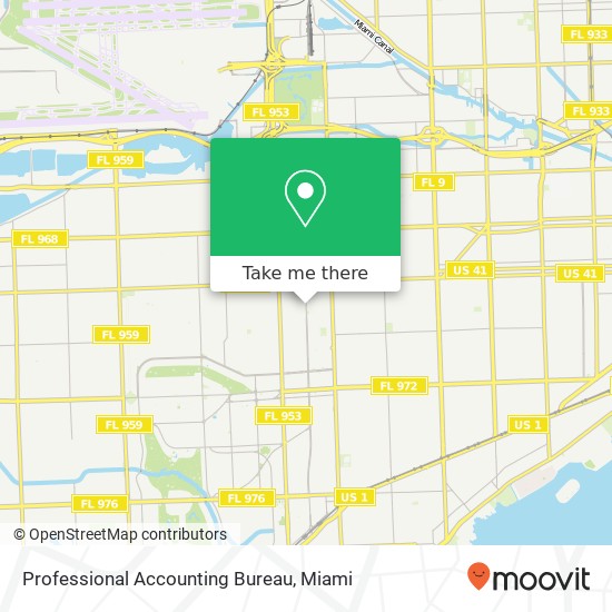 Mapa de Professional Accounting Bureau