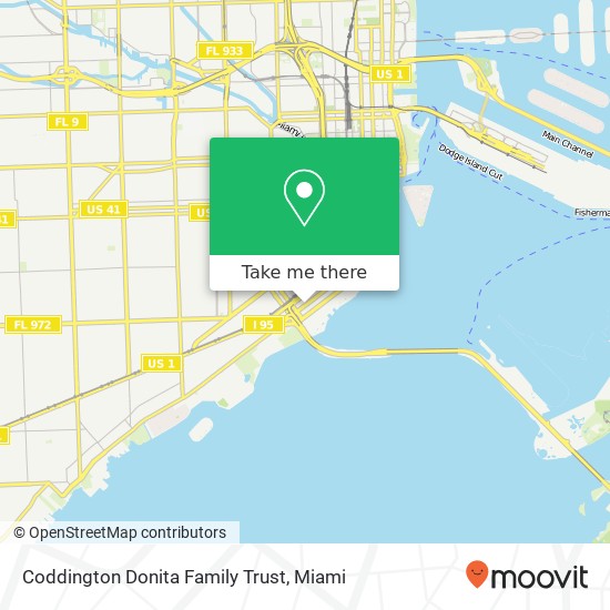 Coddington Donita Family Trust map