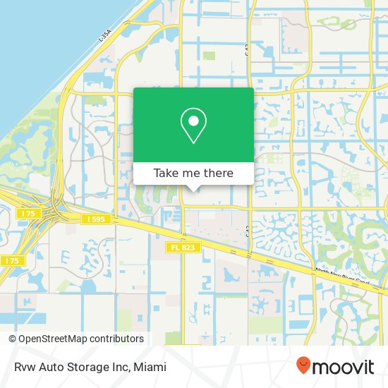 Rvw Auto Storage Inc map