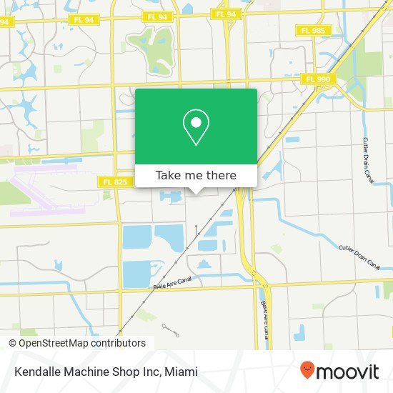 Kendalle Machine Shop Inc map