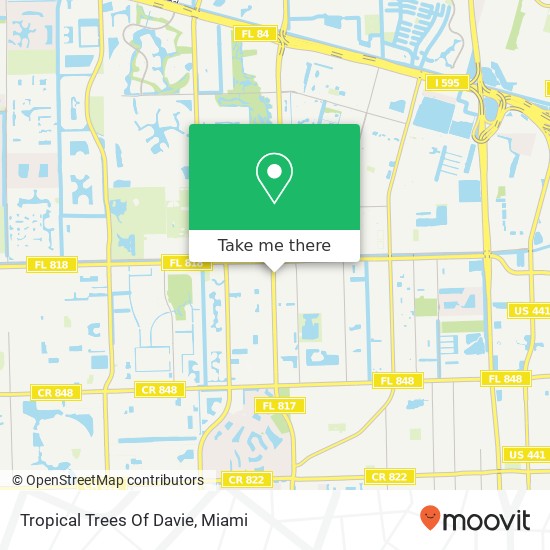 Mapa de Tropical Trees Of Davie