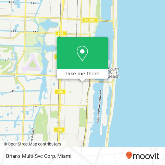 Brian's Multi-Svc Corp map