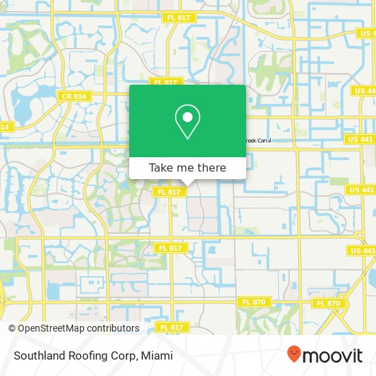 Southland Roofing Corp map
