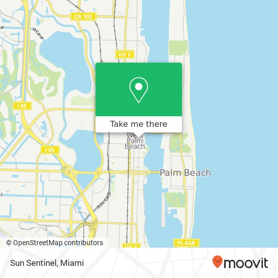 Mapa de Sun Sentinel