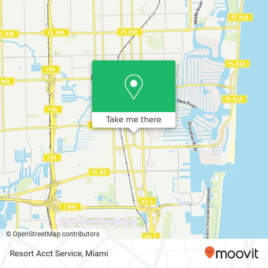 Mapa de Resort Acct Service