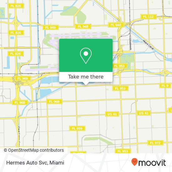 Hermes Auto Svc map