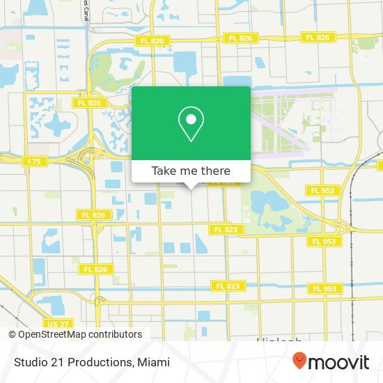 Studio 21 Productions map