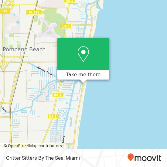 Critter Sitters By The Sea map