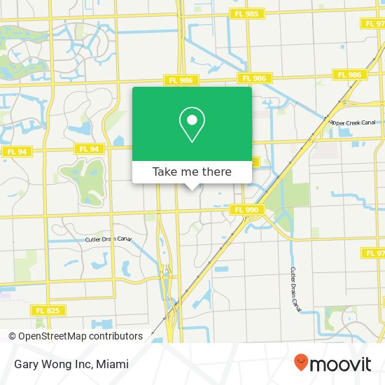 Gary Wong Inc map