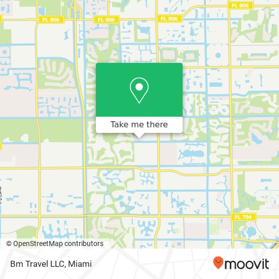 Bm Travel LLC map