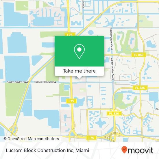 Lucrom Block Construction Inc map