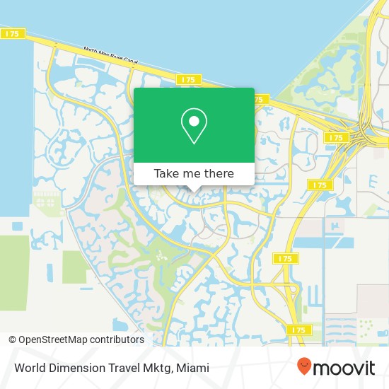 Mapa de World Dimension Travel Mktg