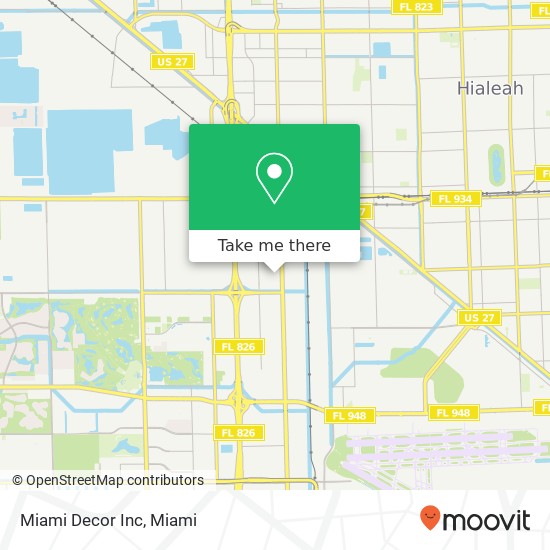 Miami Decor Inc map