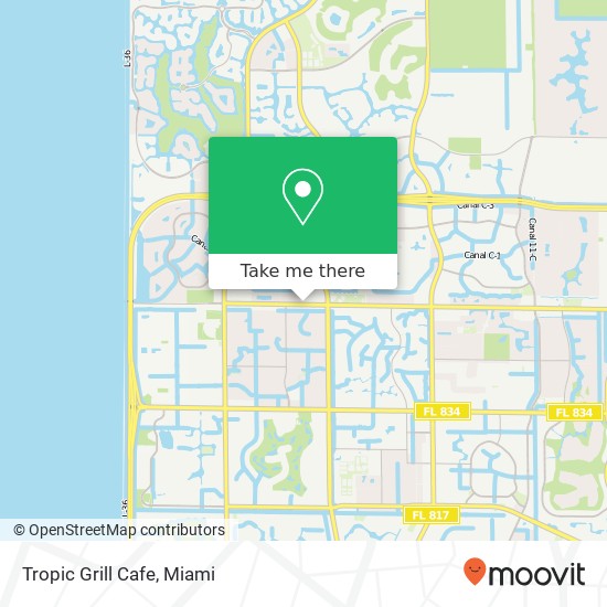 Tropic Grill Cafe map