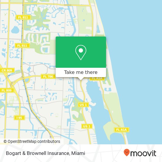 Mapa de Bogart & Brownell Insurance