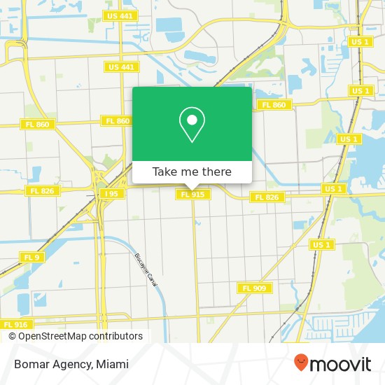 Mapa de Bomar Agency