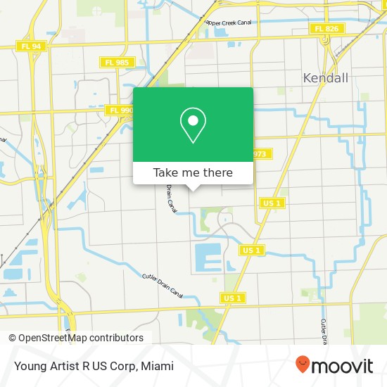 Mapa de Young Artist R US Corp