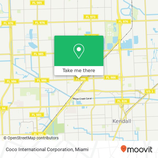 Mapa de Coco International Corporation