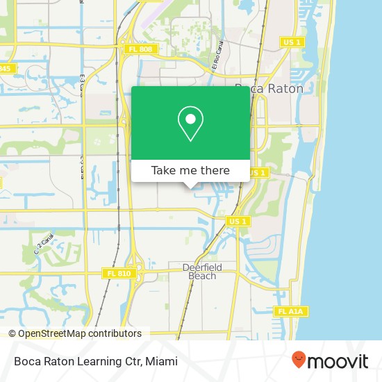 Mapa de Boca Raton Learning Ctr