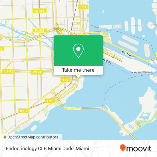 Endocrinology CLB Miami Dade map