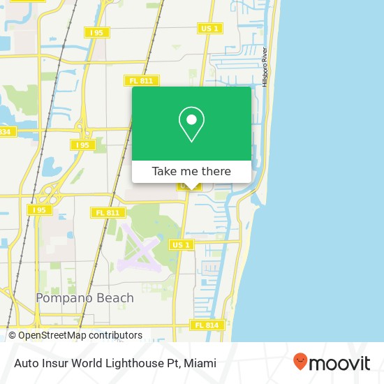 Auto Insur World Lighthouse Pt map