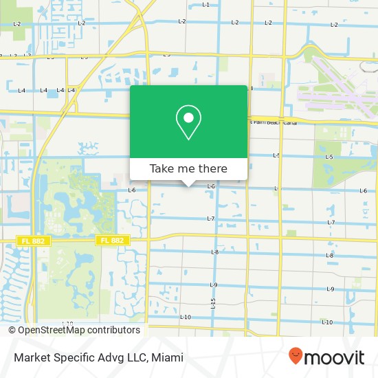 Mapa de Market Specific Advg LLC