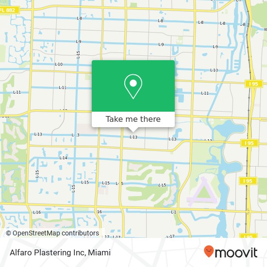 Alfaro Plastering Inc map
