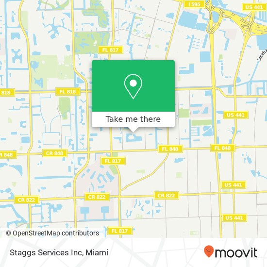 Staggs Services Inc map