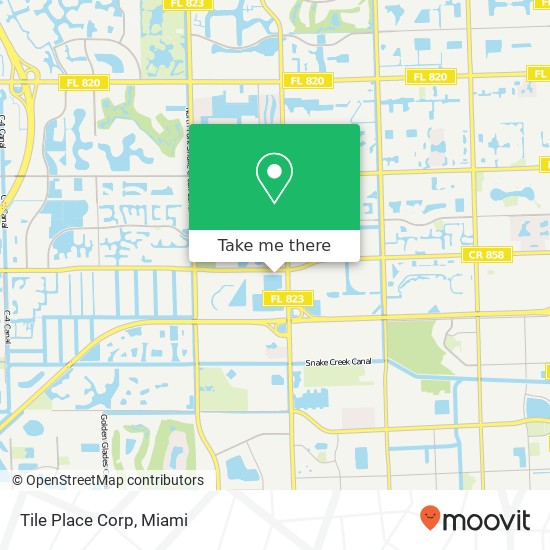 Tile Place Corp map