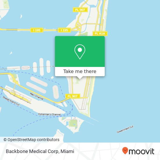 Mapa de Backbone Medical Corp