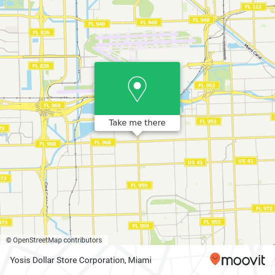 Yosis Dollar Store Corporation map