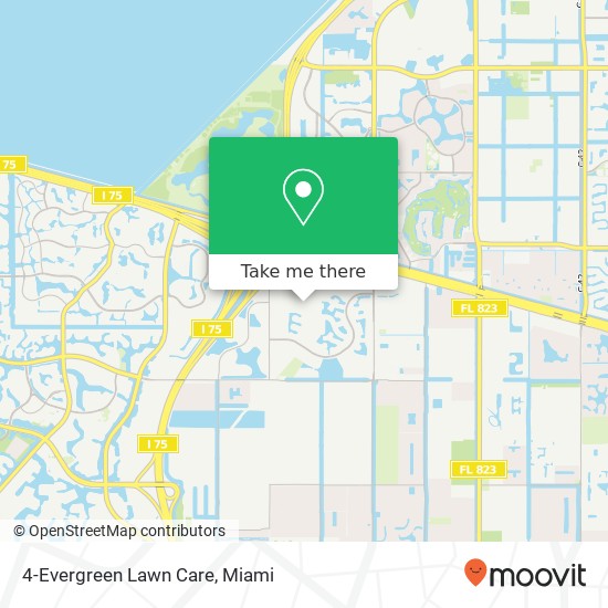4-Evergreen Lawn Care map