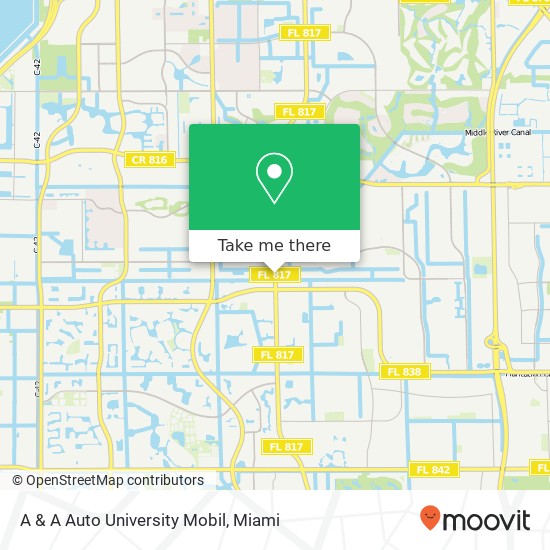 Mapa de A & A Auto University Mobil