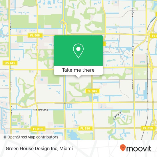Mapa de Green House Design Inc