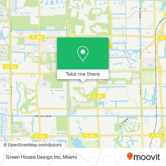 Green House Design Inc map