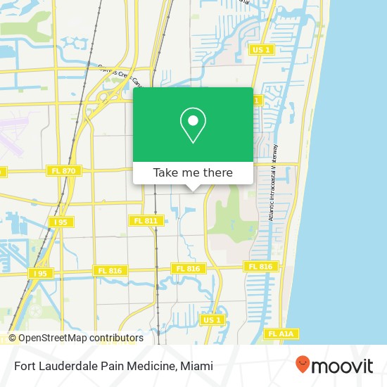 Fort Lauderdale Pain Medicine map