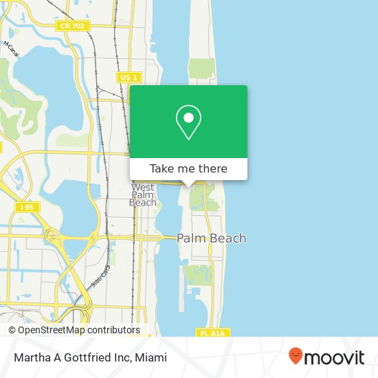 Martha A Gottfried Inc map