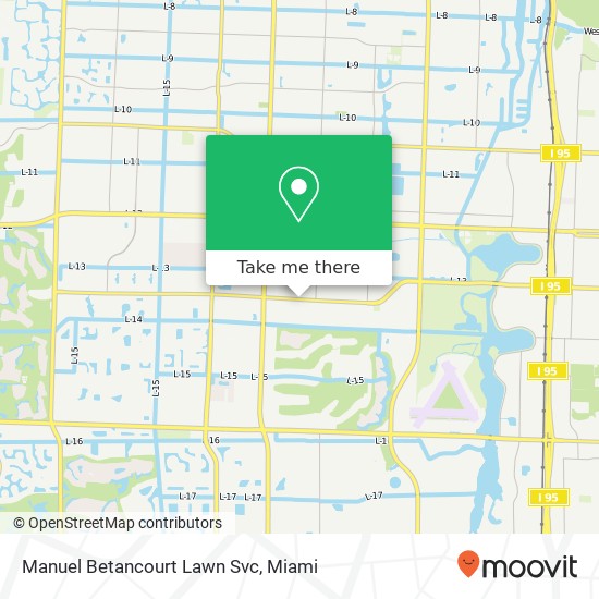 Mapa de Manuel Betancourt Lawn Svc