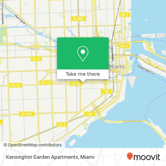 Kensington Garden Apartments map