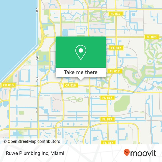 Mapa de Ruwe Plumbing Inc