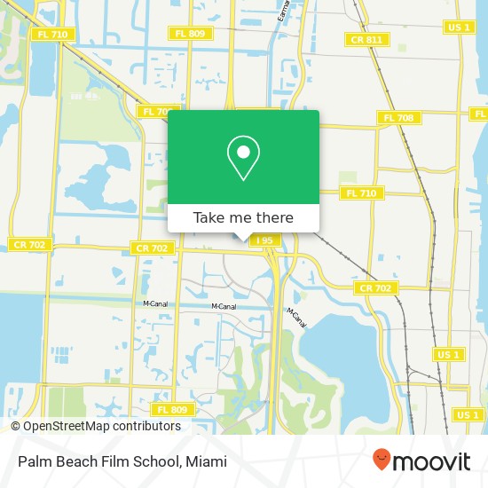 Mapa de Palm Beach Film School