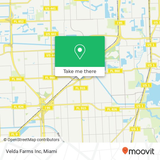 Velda Farms Inc map