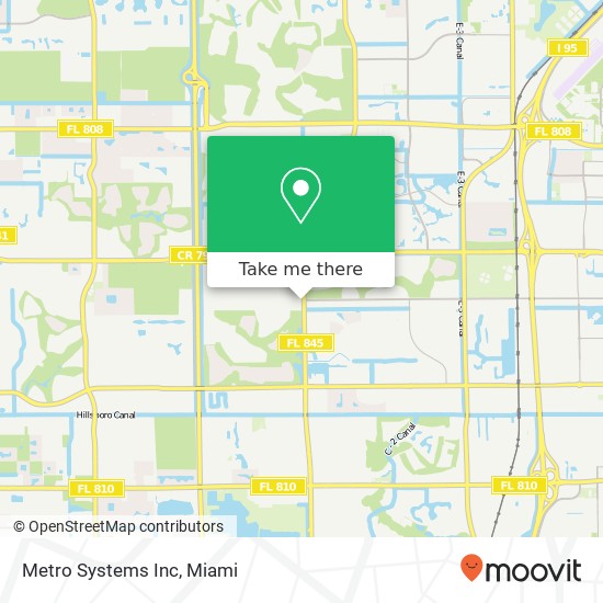 Mapa de Metro Systems Inc