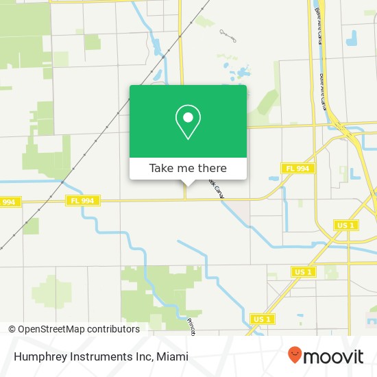 Humphrey Instruments Inc map